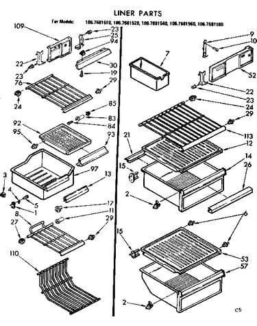 Liner parts