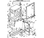 Kenmore 1067681620 cabinet parts diagram
