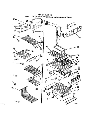 Liner parts