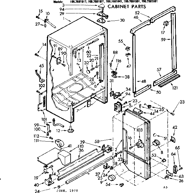 Cabinet parts
