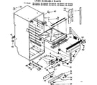 Kenmore 1067682030 liner assembly parts diagram