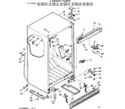 Kenmore 1067683130 cabinet parts diagram