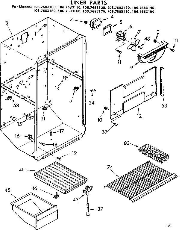 Liner parts