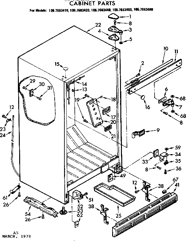 CABINET PARTS