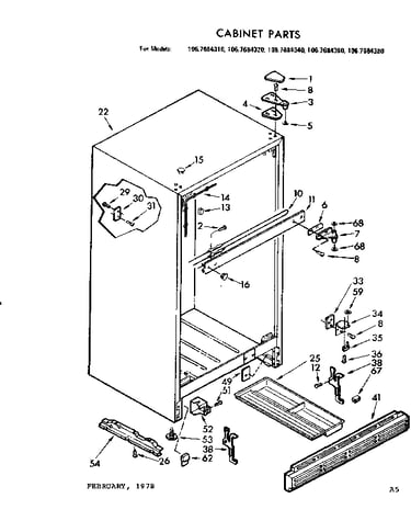 Cabinet parts