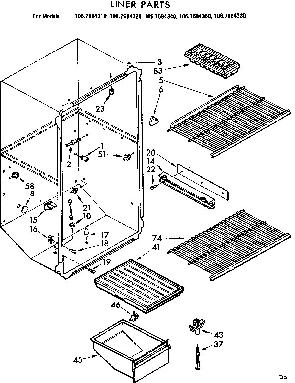 Liner parts