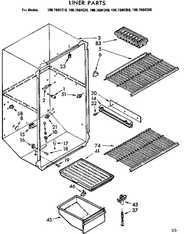 Liner parts