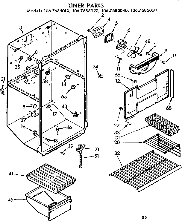 Liner parts