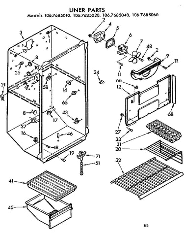 Liner parts