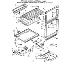 Kenmore 1067685020 breaker and partition parts diagram