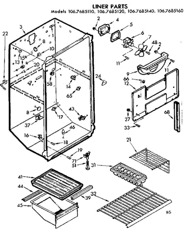 Liner parts