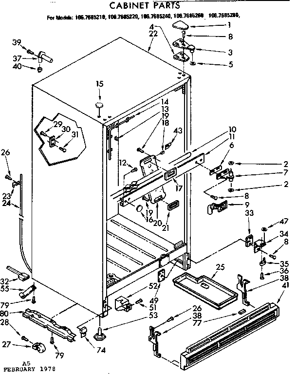 CABINET PARTS