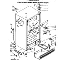 Kenmore 1067685210 cabinet parts diagram