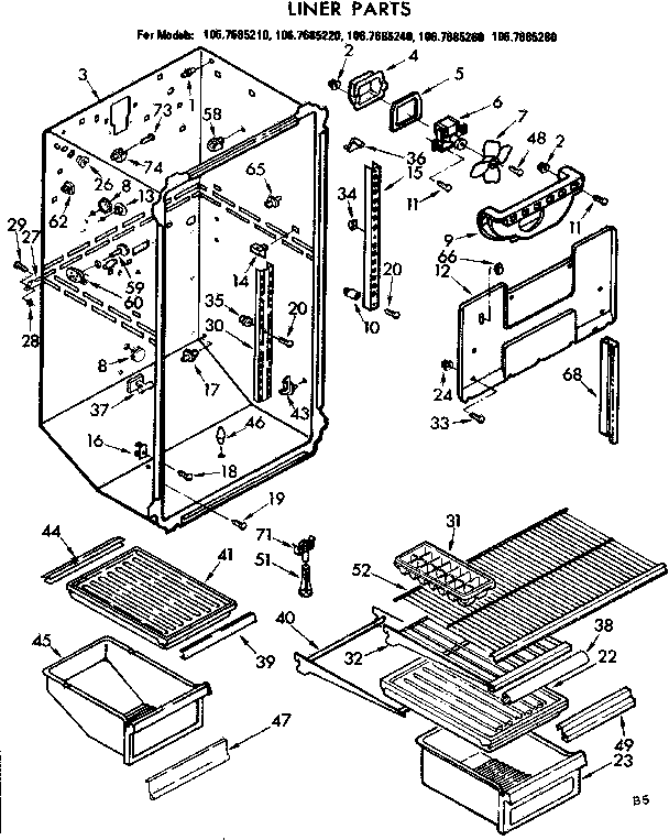 LINER PARTS