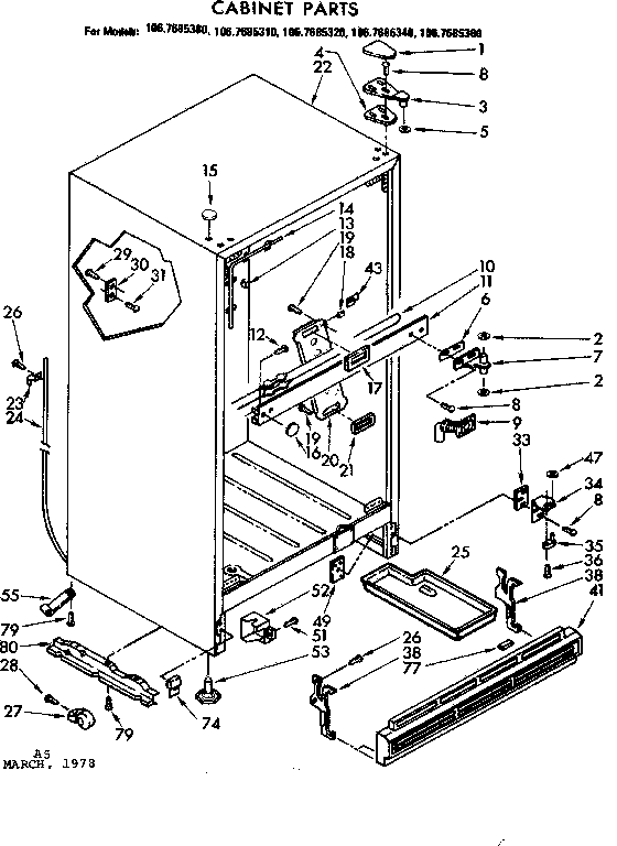 CABINET PARTS