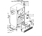 Kenmore 1067685380 cabinet parts diagram