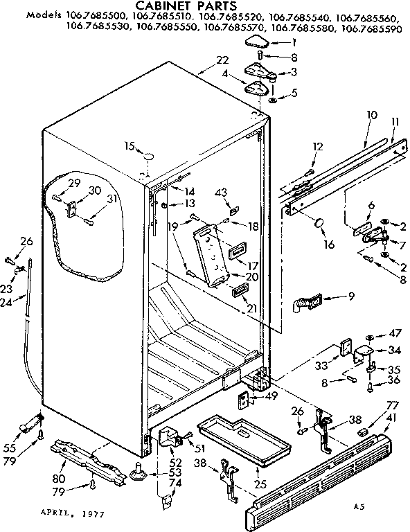 Cabinet parts
