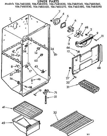 Liner parts