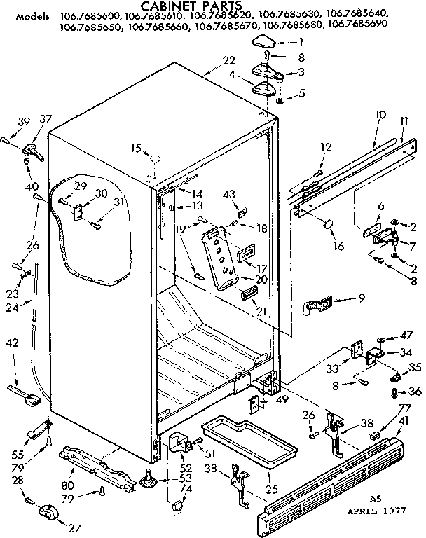 Cabinet parts