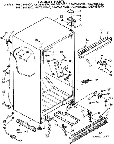 Cabinet parts