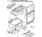 Kenmore 1067685650 breaker and partition parts diagram