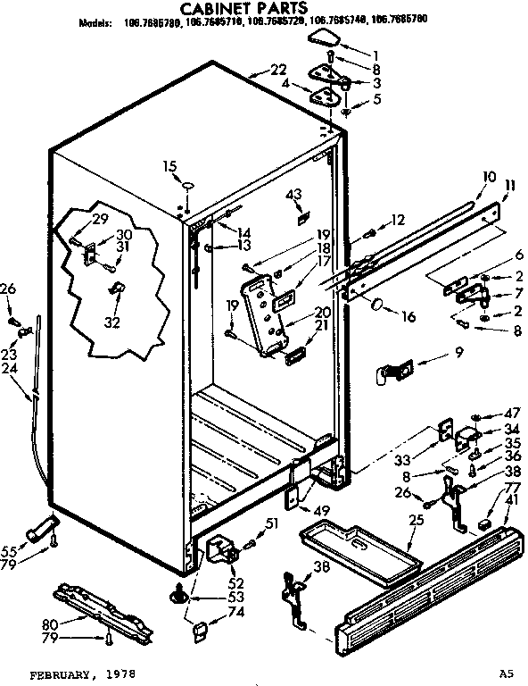 CABINET PARTS