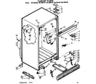 Kenmore 1067685710 cabinet parts diagram