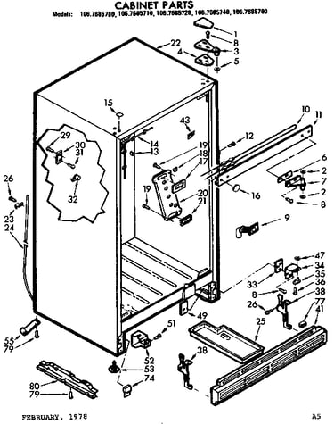 Cabinet parts