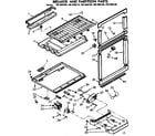 Kenmore 1067685720 breaker and partition parts diagram