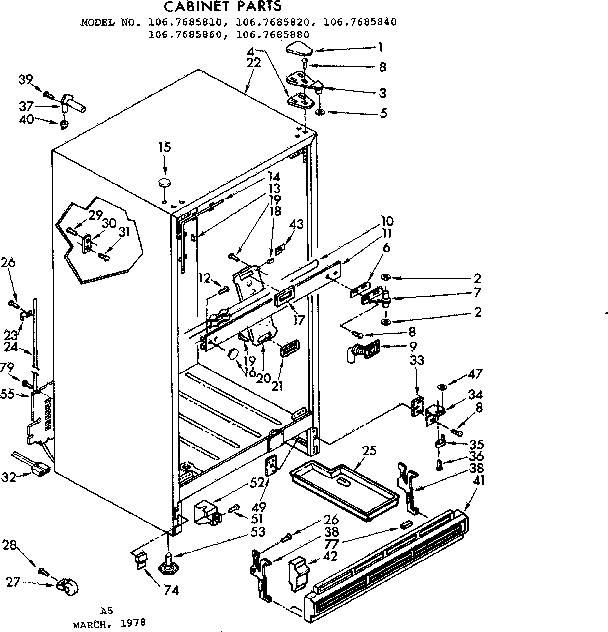 Cabinet parts