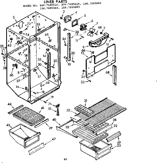Liner parts