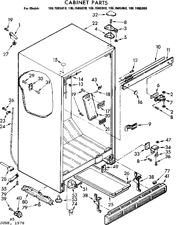 CABINET PARTS