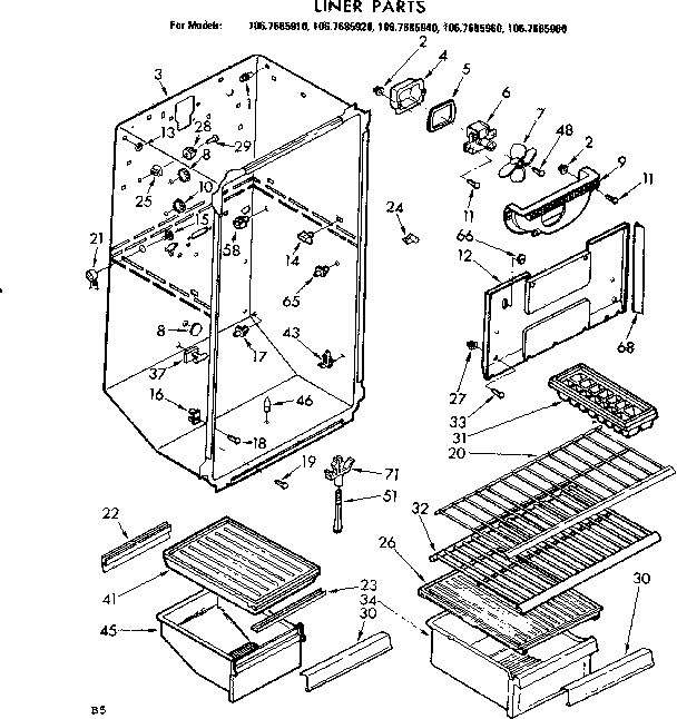 Liner parts