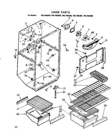 Liner parts