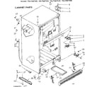 Kenmore 1067687040 cabinet parts diagram