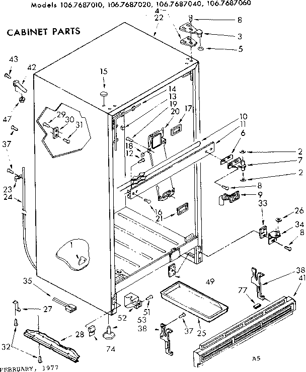 Cabinet parts