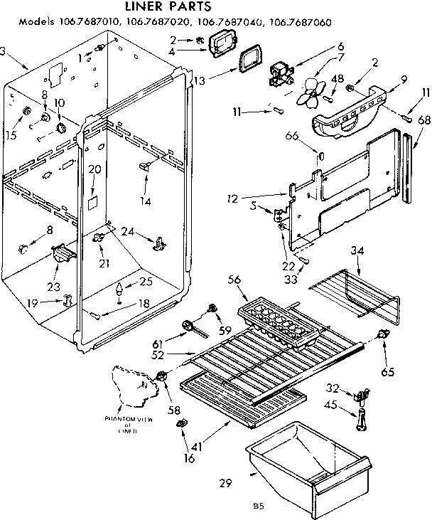 Liner parts