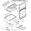 Kenmore 1067687020 breaker and partition parts diagram