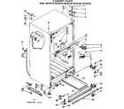 Kenmore 1067687120 cabinet parts diagram