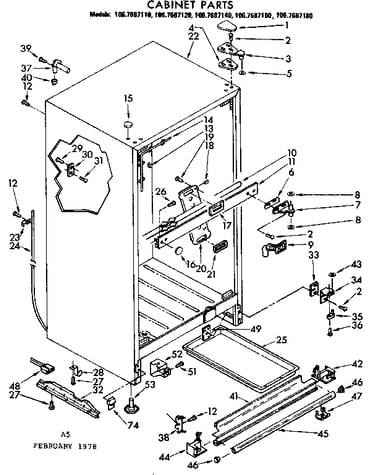 Cabinet parts
