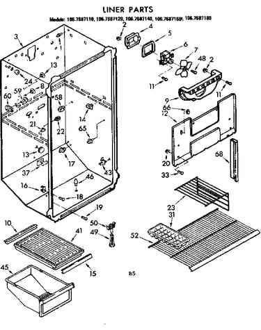 Liner parts