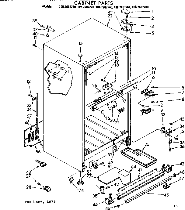 CABINET PARTS