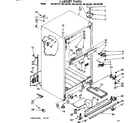 Kenmore 1067687260 cabinet parts diagram