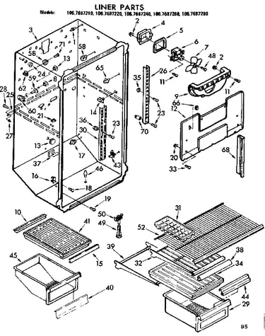 Liner parts