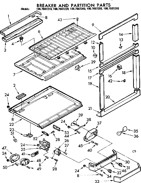 AIR FLOW AND CONTROL PARTS