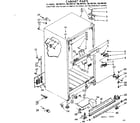 Kenmore 1067687281 cabinet parts diagram