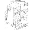 Kenmore 1067687380 cabinet parts diagram