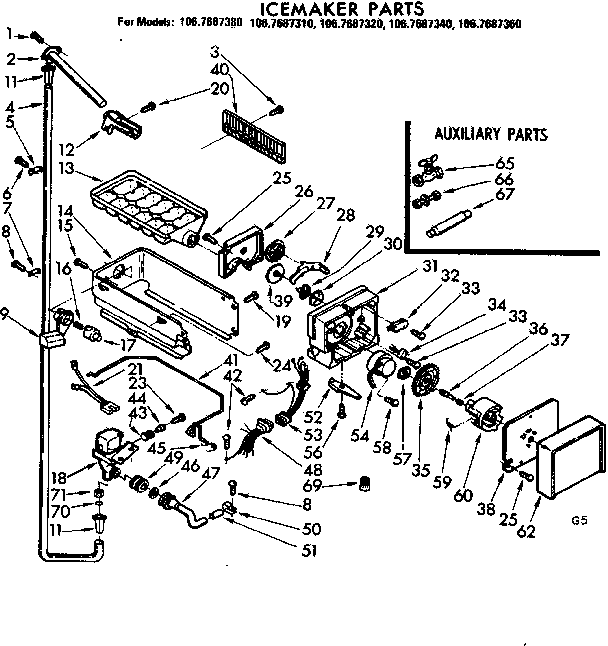 Icemaker parts
