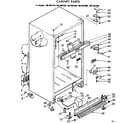 Kenmore 1067687420 cabinet parts diagram