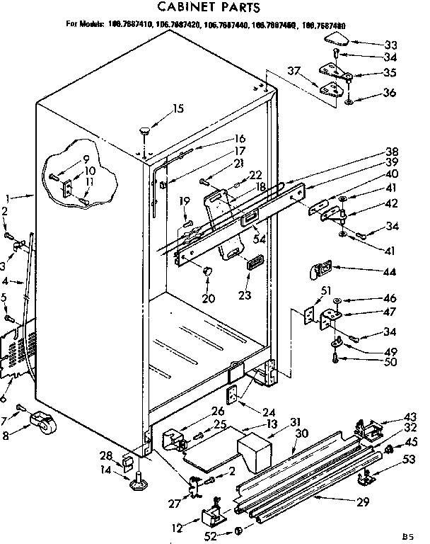 Cabinet parts